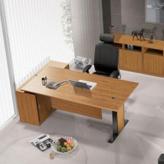 스칼라Ⅲ 티크책상(블랙)