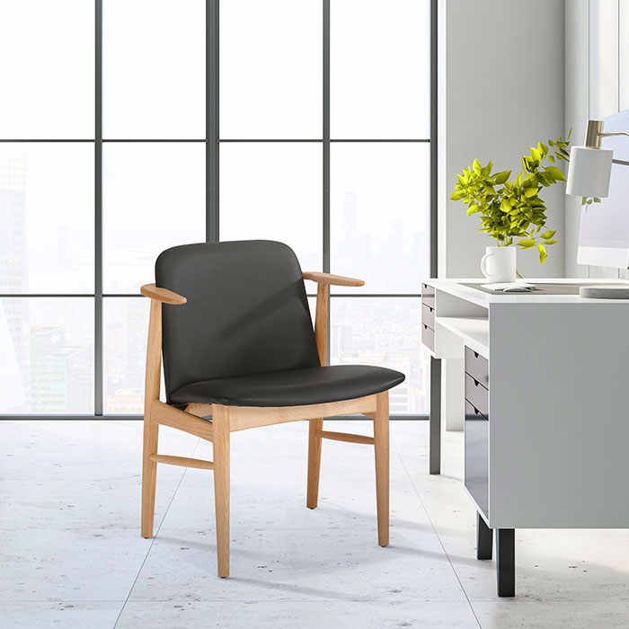 HFC-2104 라떼 원목체어