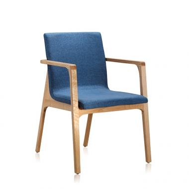 HFC-2024F 레토 원목체어 (패브릭)