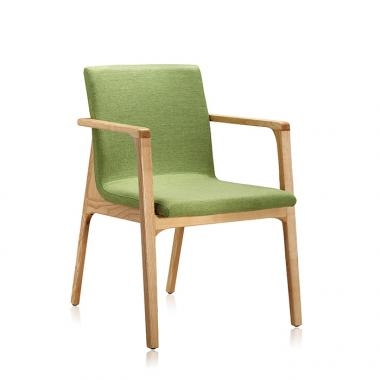 HFC-2024F 레토 원목체어 (패브릭)