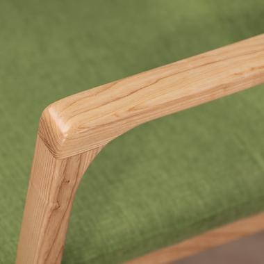 HFC-2024F 레토 원목체어 (패브릭)