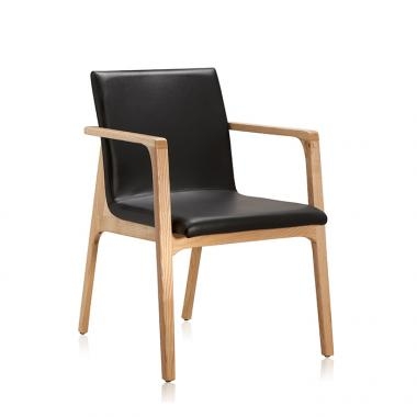 HFC-2024F 레토 원목체어 (레자)