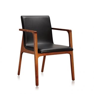 HFC-2024F 레토 원목체어 (레자)