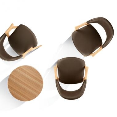 HFC-2106 파코플러스 원목체어 (레자)