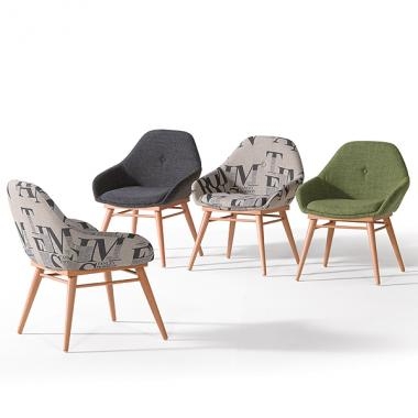 HFC-1107 엔젤 원목체어