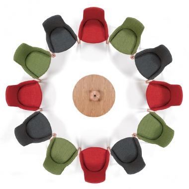 HFC-1105 피넛 원목체어