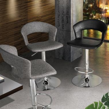 HFC-2708-2 하임 인조가죽 바체어(회전)