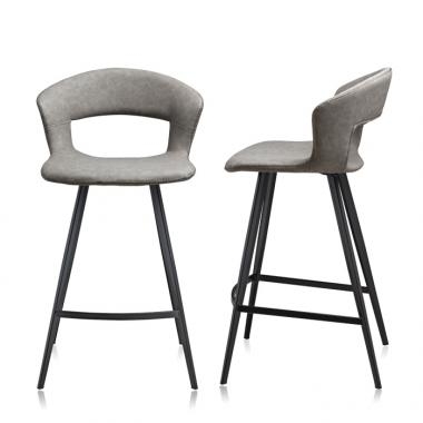 HFC-2708-1 하임 인조가죽 바체어(고정)