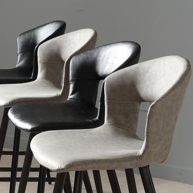 HFC-2708-1 하임 인조가죽 바체어(고정)