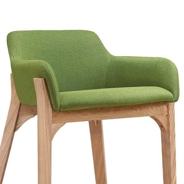 HFC-1106 피넛 원목 바체어