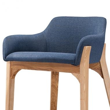 HFC-1106 피넛 원목 바체어