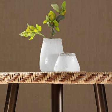 HFT-4831 아람 라탄 강화유리 원형테이블