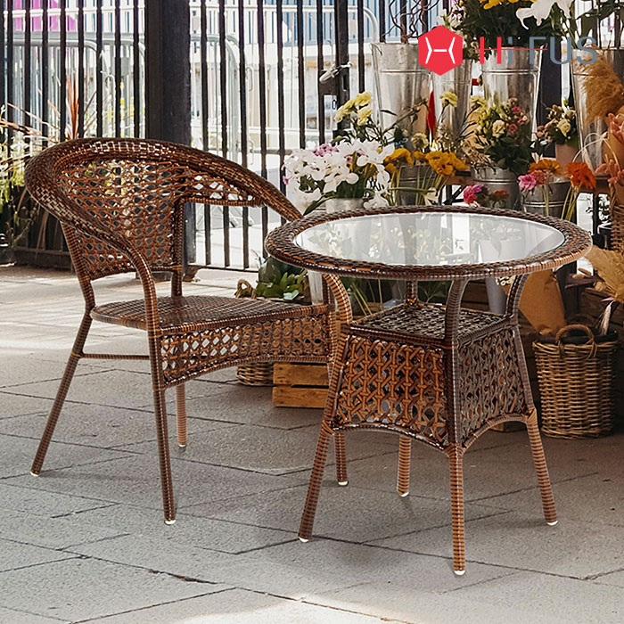 HFT-5714 뜨레아 라탄 원형테이블