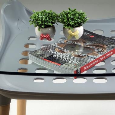 네트 수납 사각 테이블