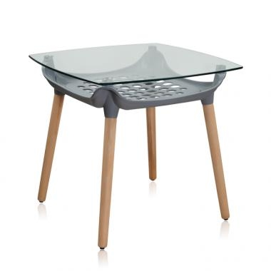 네트 수납 사각 테이블