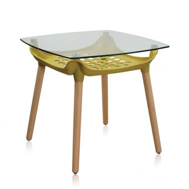 네트 수납 사각 테이블