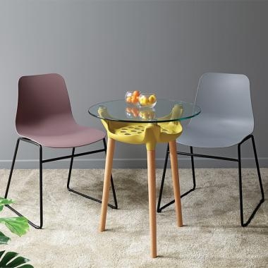 네트 수납 원형 테이블