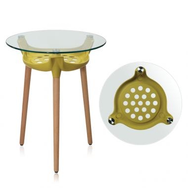 네트 수납 원형 테이블