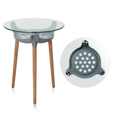 네트 수납 원형 테이블