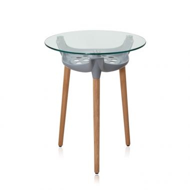 네트 수납 원형 테이블