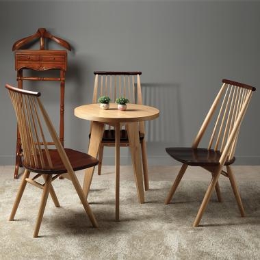 HFT-310 애쉬 무늬목 원형테이블 시리즈