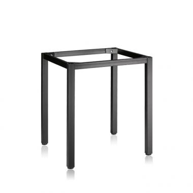 무늬목 베벨 사각테이블 세트 小