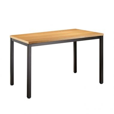 무늬목 베벨 사각테이블 세트 大