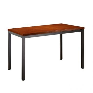 무늬목 베벨 사각테이블 세트 大