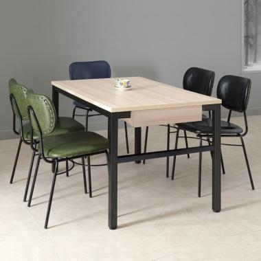 내추럴, 월넛 LPM 수저통 식탁(D750)