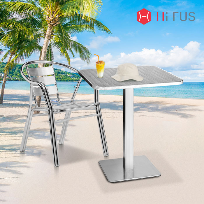 HFT-5667 베블 스텐 사각테이블 시리즈