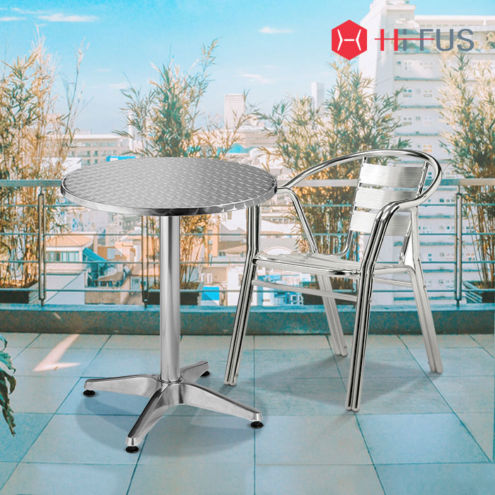 HFT-5667 베블 스텐 원형테이블 시리즈