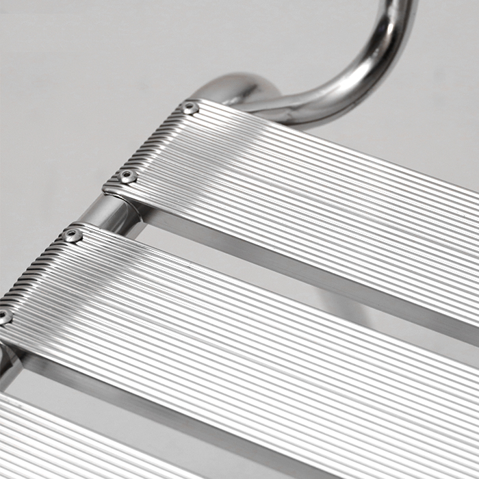 리넨 더블라인 알루미늄 의자