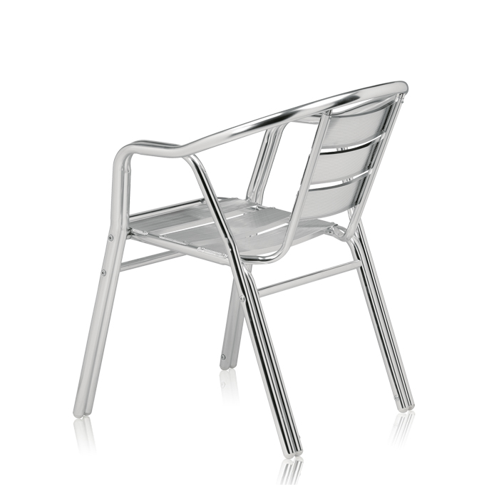 리넨 더블라인 알루미늄 의자