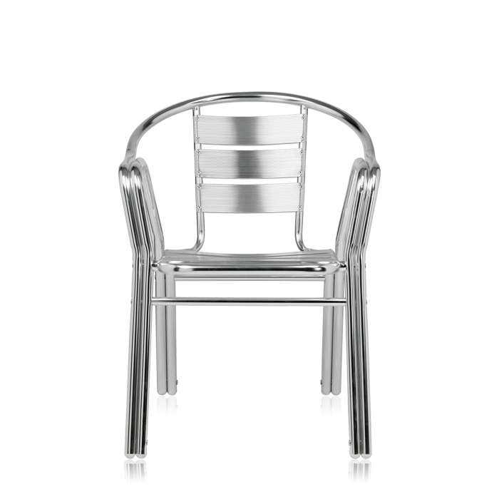 리넨 더블라인 알루미늄 의자