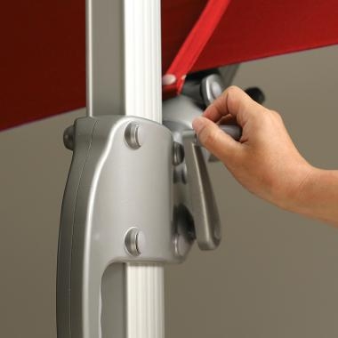 카스텔 각도조절 대형 사각 파라솔 (베이스별도)