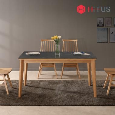 디에즈 세라믹 원목테이블(마로네 블랙)