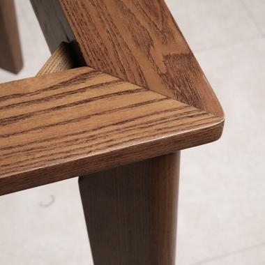 디에즈 세라믹 원목테이블(마로네 블랙)