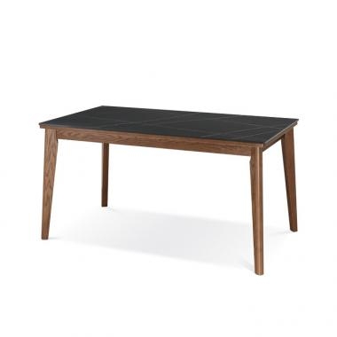 디에즈 세라믹 원목테이블(마로네 블랙)