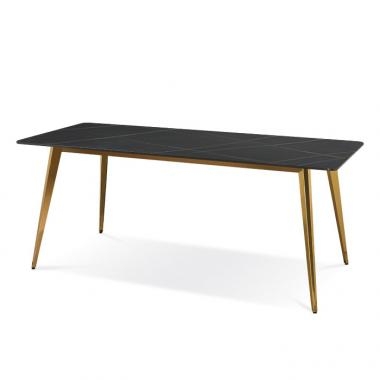 에쉘 세라믹 테이블 (마로네블랙/골드, 7R)