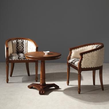 HFC-7776W 랍소 체어 (월넛)