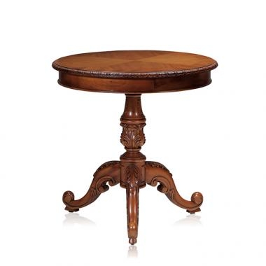 HFT-7785W 다니엘 마호가니 원형 테이블 (월넛)