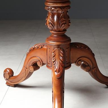 HFT-7785W 다니엘 마호가니 원형 테이블 (월넛)