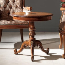 HFT-7785W 다니엘 마호가니 원형 테이블 (월넛)