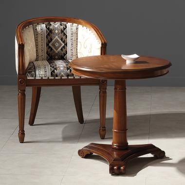 HFT-7786 파트라 마호가니 원형 테이블