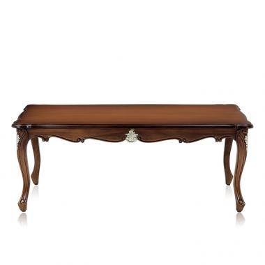 HFT-7782 줄리엣 마호가니 커피 테이블 (실버)