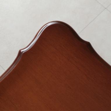 HFT-7782 줄리엣 마호가니 커피 테이블 (실버)