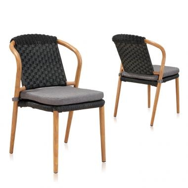 HFC-4825 밀키 라탄체어