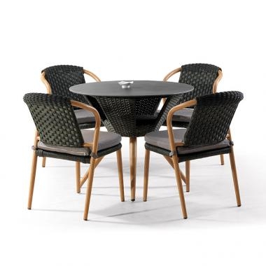 HFC-4825 밀키 라탄체어