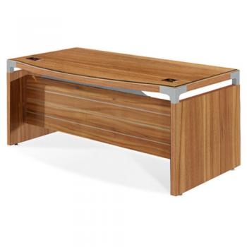 뉴토스카 로즈오크 라운드책상 (투명유리포함)