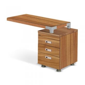 뉴토스카 로즈오크 라운드책상 (투명유리포함)